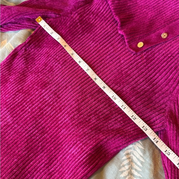 White House Black Market Fuchsia Turtleneck Sweater - Picture 9 of 11